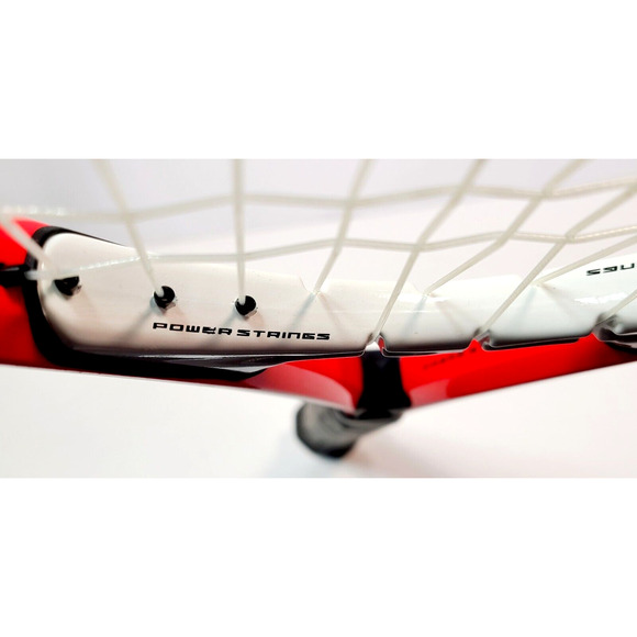 Wilson Roger Federer Stop Shock Tennis Racket Power Strings Red Black 27" 4 3/8" - Picture 10 of 11